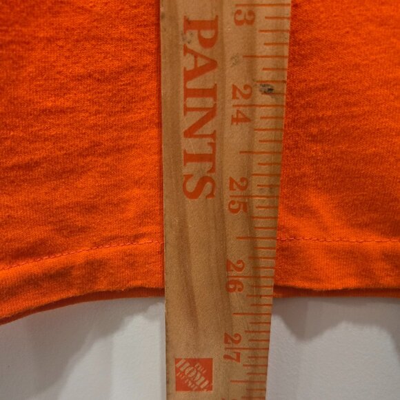 VTG 90s Jerzees XL Orange Halloween T-Shirt Witch Ghost Pumpkin BOO Made in USA - Picture 6 of 7